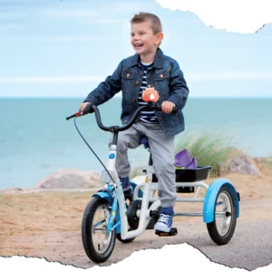 Vermeiren 2202 „Aqua” – trójkołowy rowerek rehabilitacyjny dla dziewczynek 3–7 lat Vermeiren 2202 „Aqua” – trójkołowy rowerek rehabilitacyjny dla dziewczynek 3–7 lat