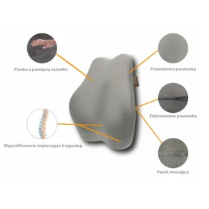 Ergonomiczna poduszka lędźwiowa Shape&Rest Pillow Qmed