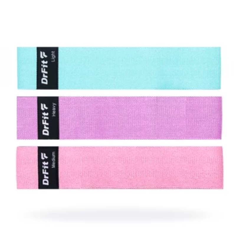 Zestaw materiałowych gum oporowych DrFit