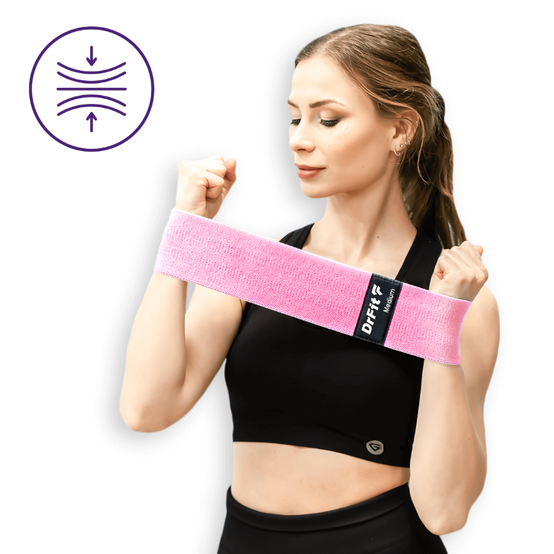 Zestaw materiałowych gum oporowych DrFit