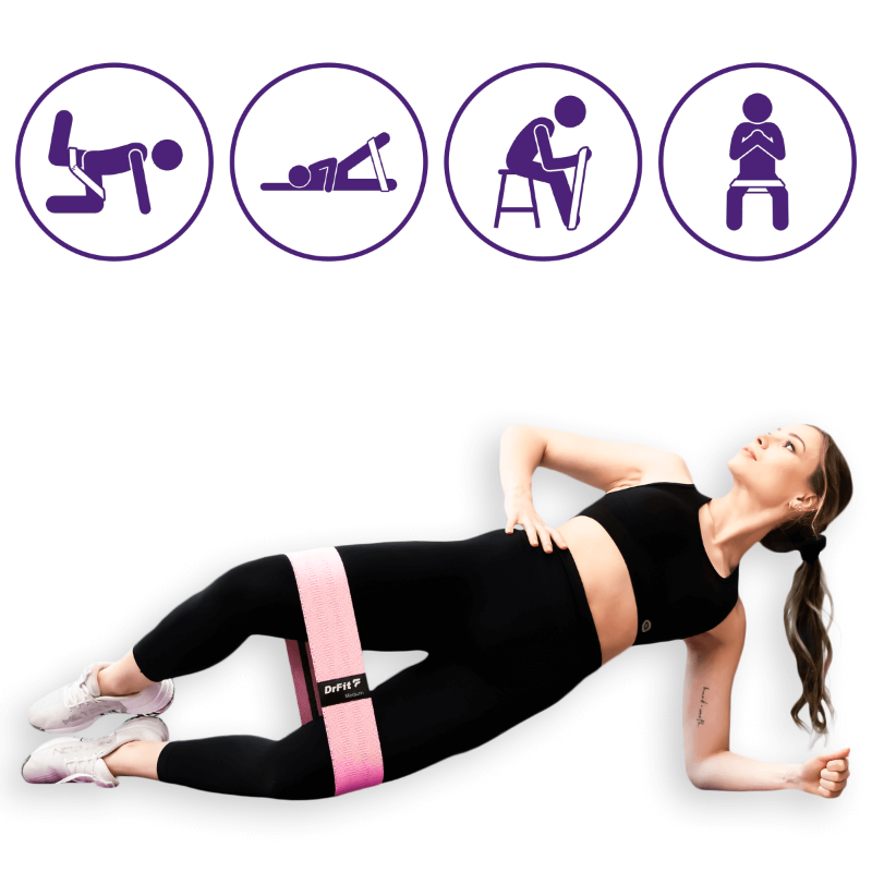 Zestaw materiałowych gum oporowych DrFit