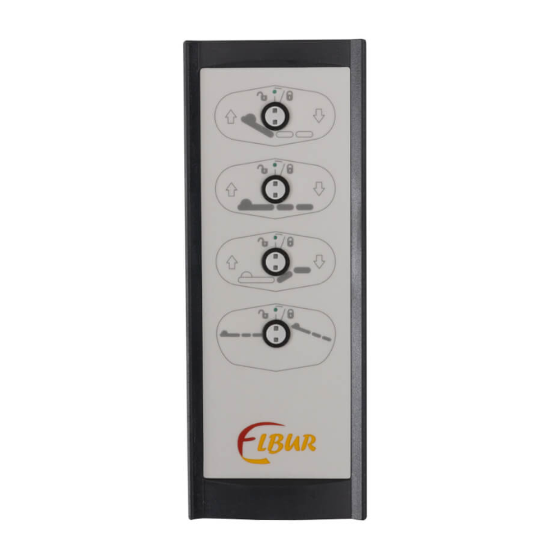 Łóżko rehabilitacyjne elektryczne regulowane dla chorego PB 331 Elbur