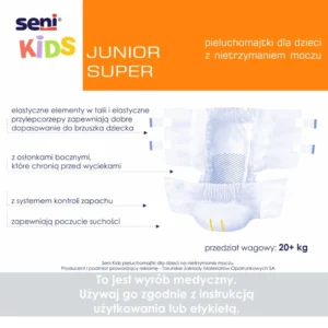 Pieluchomajtki dla dzieci Seni Kids Junior Super