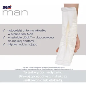 Wkładki urologiczne dla mężczyzn Seni Man Level 5 Super