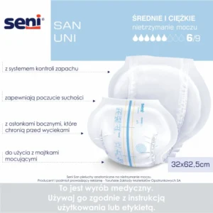 Seni San Uni (2) Pieluchy anatomiczne Seni San Uni