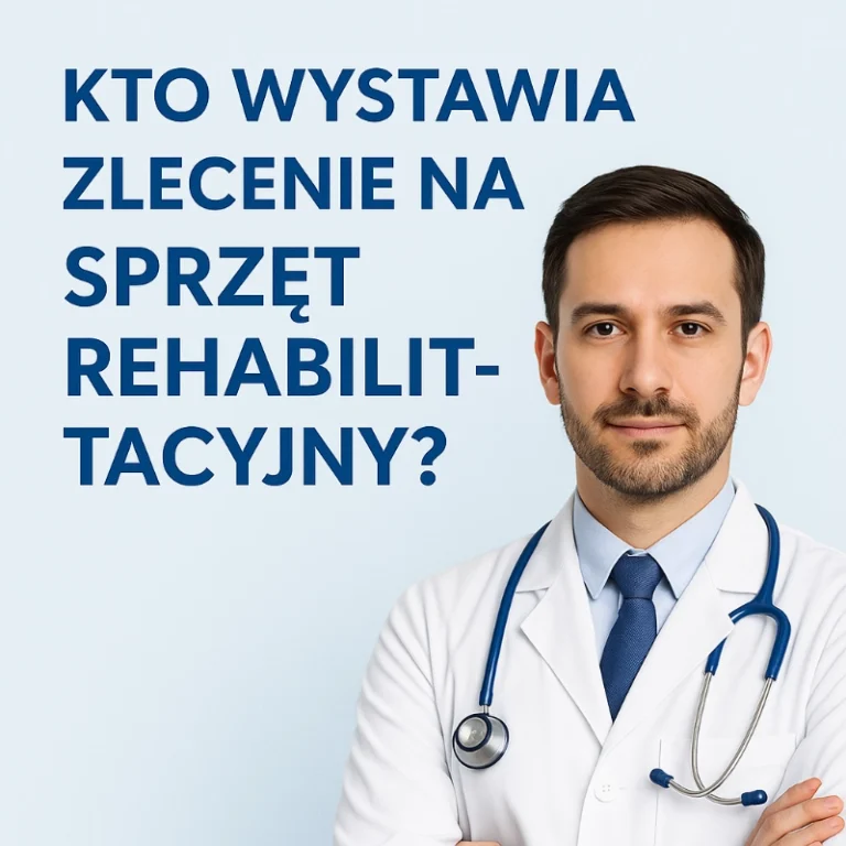 Kto wystawia zlecenie na sprzęt rehabilitacyjny?