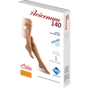 Podkolanówki I stopnia ucisku z microfibrą Avicenum 140