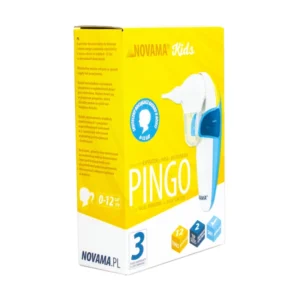 Aspirator do nosa dla dzieci, odciągacz kataru z miękką końcówką NOVAMA PINGO (1) Aspirator do nosa dla dzieci, odciągacz kataru z miękką końcówką NOVAMA PINGO