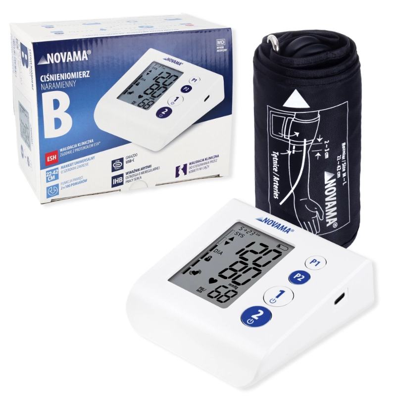 Kompaktowy ciśnieniomierz naramienny Novama B