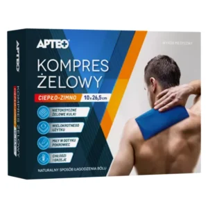 Kompres żelowy ciepło-zimno 10 cm x 26,5 cm Kompres żelowy ciepło-zimno 10 cm x 26,5 cm