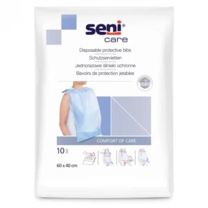 Śliniaki Ochronne dla Dorosłych Seni Care z Kieszonką – Nieprzemakalne