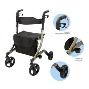 Podpórka rehabilitacyjna aluminiowa AR-007 DYNAMIC