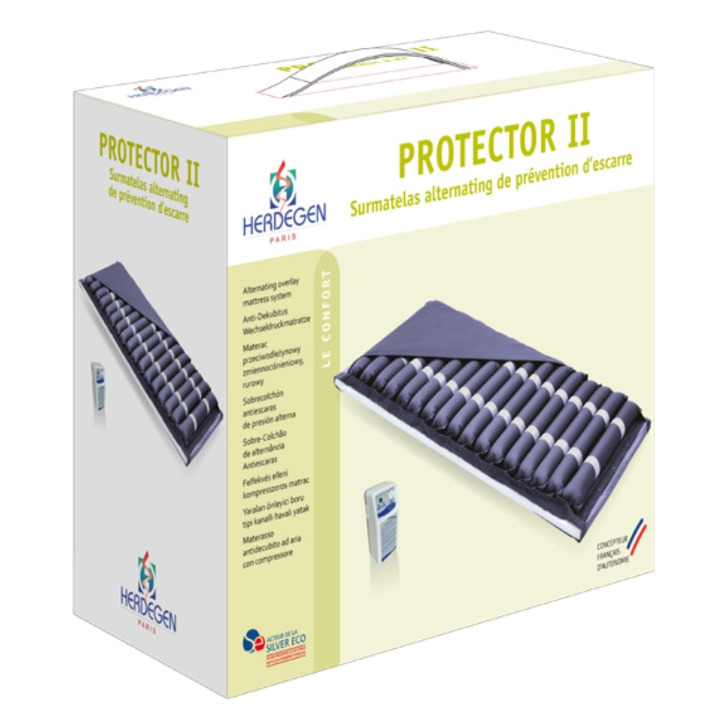 Materac przeciwodleżynowy rurowy PROTECTOR II z pompą – Herdegen