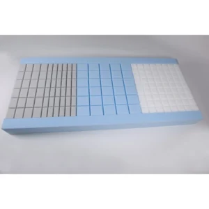 Materac przeciwodleżynowy piankowy 3-strefowy „Gofrowany” – Zmywalny 200x90x15 cm REHAN