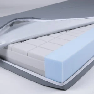 Materac przeciwodleżynowy piankowy 3-strefowy „Gofrowany” – Zmywalny 200x90x15 cm REHAN