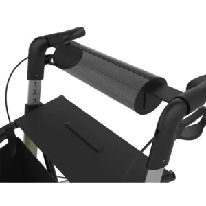 Torebka siatkowa na zamek do rollatora Rehasense – 30 cm (czarna)