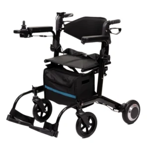 Wózek inwalidzki elektryczny 2w1 z funkcją chodzika AT52334 – Antar