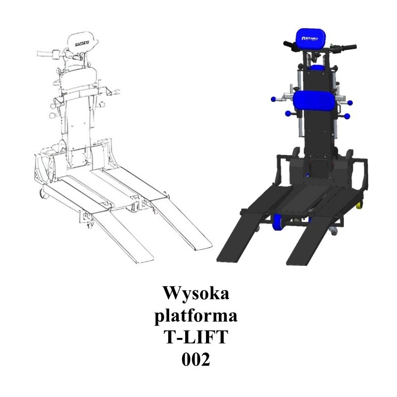 Schodołaz Gąsienicowy Platformowy LG 2004 T-LIFT udźwig do 300 kg – Mobilex