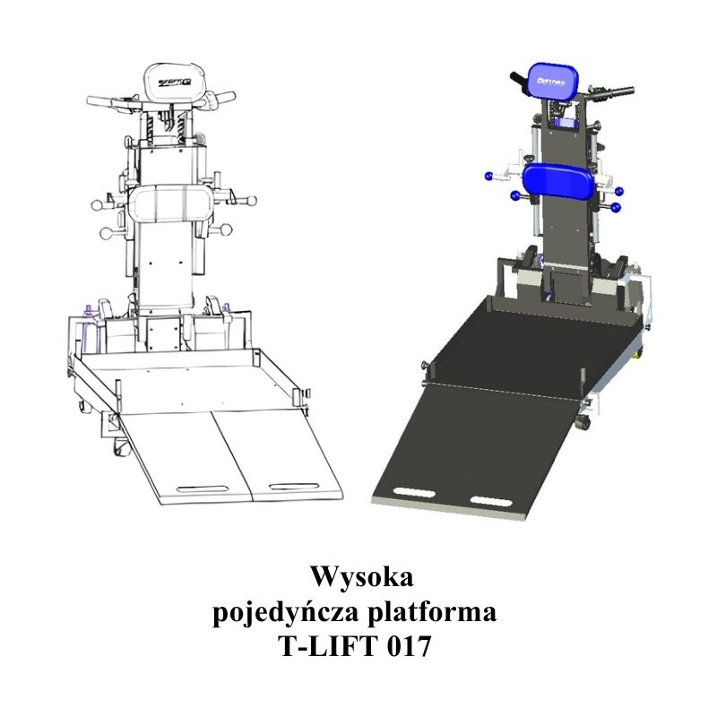 Schodołaz Gąsienicowy Platformowy LG 2004 T-LIFT udźwig do 300 kg – Mobilex
