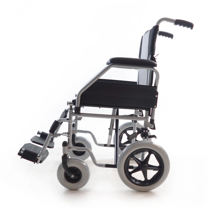 Wózek inwalidzki transportowy SEAL WHEELCHAIR 12″ Stalowy – Mobilex