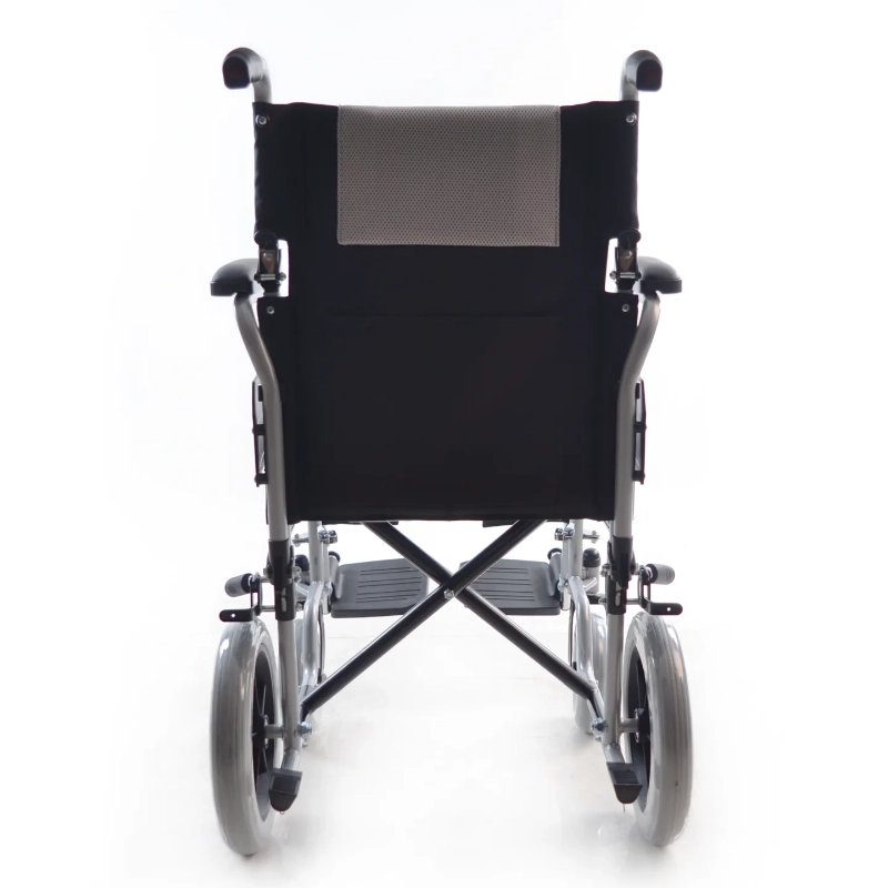 Wózek inwalidzki transportowy SEAL WHEELCHAIR 12″ Stalowy – Mobilex