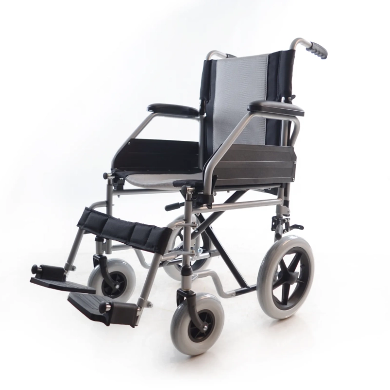 Wózek inwalidzki transportowy SEAL WHEELCHAIR 12″ Stalowy – Mobilex