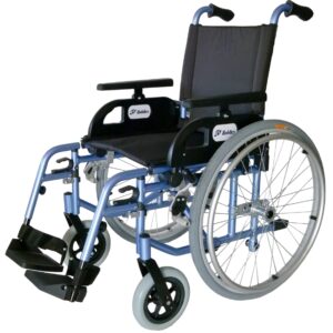 Aluminiowy wózek inwalidzki Mobilex FLIPPER – lekki, składany, na szybkozłączach (3)
