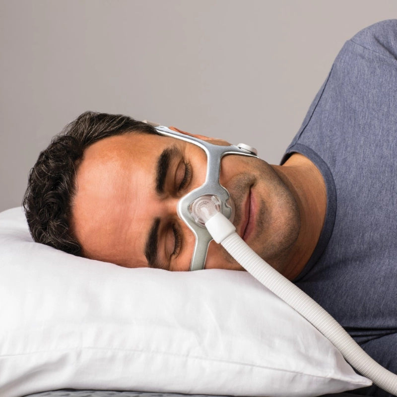 Maska nosowa do aparatu CPAP Philips Wisp z materiałowym szkieletem