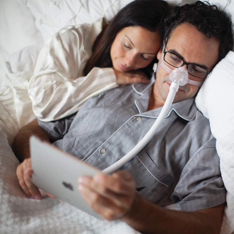 Maska nosowa do aparatu CPAP Philips Wisp ze szkieletem silikonowym