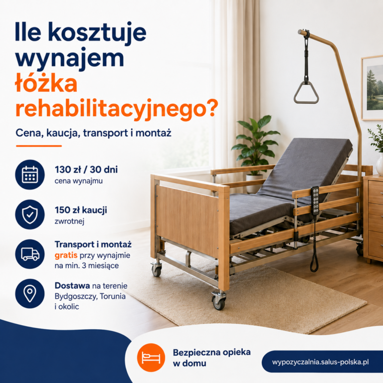 Ile kosztuje wynajem łóżka rehabilitacyjnego? Cena, kaucja, transport i montaż