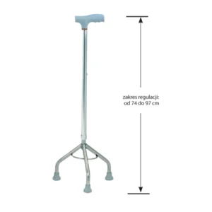 Laska inwalidzka trójnóg ARmedical AR-016 – stabilne podparcie, regulacja wysokości 74–97 cm