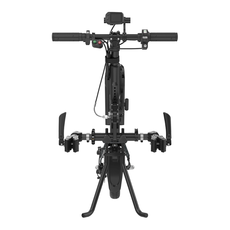Przystawka elektryczna do wózka Rehasense Eco Assist 12″ – lekka konstrukcja, manualne podłączanie, standardowa kierownica, szerokość ramy 210–480 mm