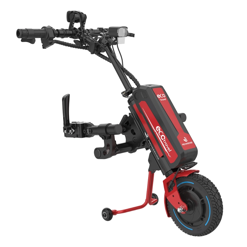 Lekka przystawka elektryczna do wózka Rehasense ECO TRAVEL LX 8″ – walizka w zestawie