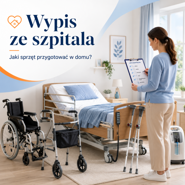 Wypis ze szpitala – jaki sprzęt medyczny przygotować w domu? Lista dla rodziny i opiekuna