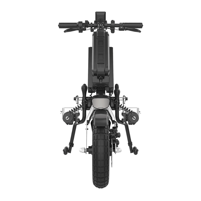 Przystawka elektryczna do wózka Rehasense PAWS City 14″ – podłączanie automatyczne, kierownica standardowa, rama 295–540 mm