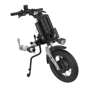 Przystawka elektryczna do wózka Rehasense PAWS Cruiser 16″ – podłączanie ręczne, kierownica standardowa, rama 295–540 mm