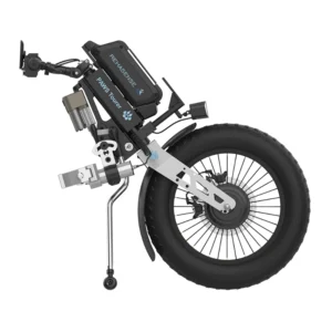 Przystawka elektryczna do wózka Rehasense PAWS Tourer 20″ Fat Tyre – automatyczne podłączanie, standardowa kierownica, szerokość ramy 295–540 mm