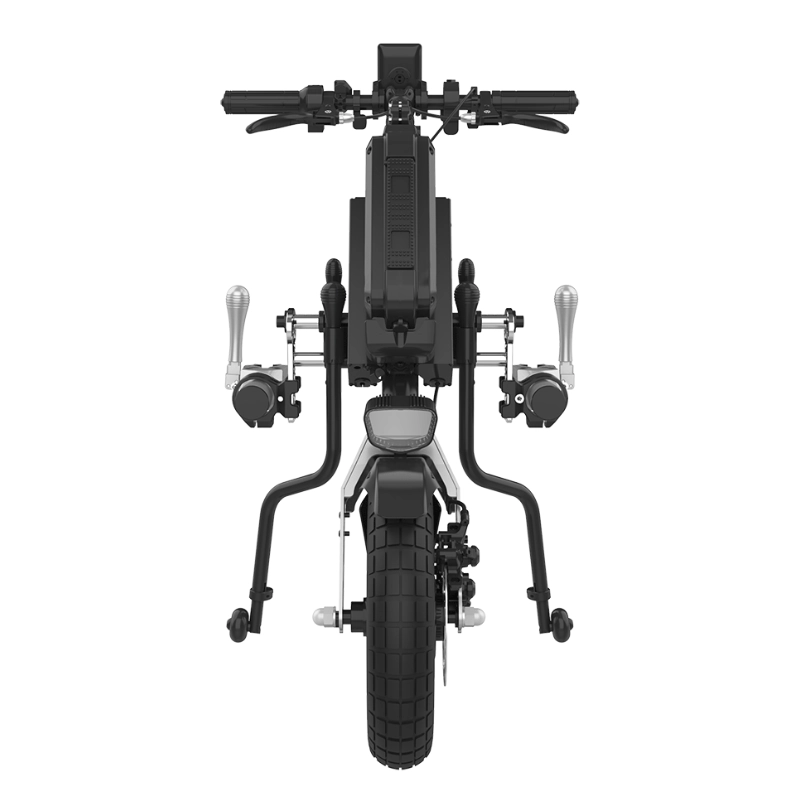 Przystawka elektryczna do wózka Rehasense PAWS City 14″ – podłączanie ręczne, kierownica standardowa, rama 295–540 mm