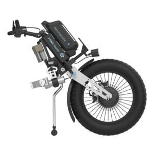 Przystawka elektryczna do wózka Rehasense PAWS Tourer 20″ Fat Tyre – podłączanie automatyczne, kierownica Tetra, szerokość ramy 295–540 mm