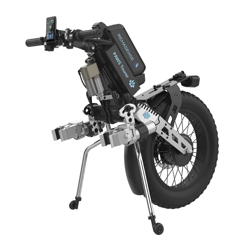 Przystawka elektryczna do wózka Rehasense PAWS Tourer 20″ – opona 20″ x 2.125″, automatyczne podłączanie, standardowa kierownica, szerokość ramy 295–540 mm