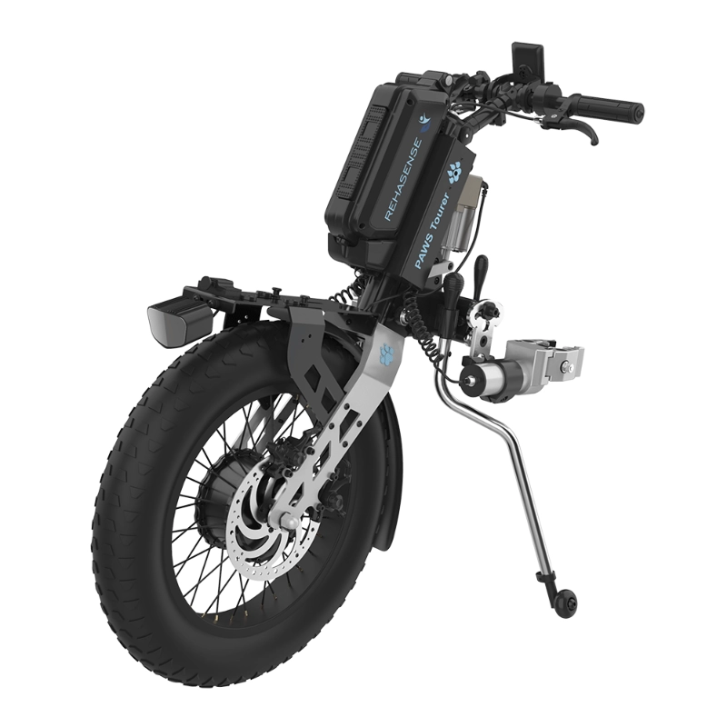 Przystawka elektryczna do wózka Rehasense PAWS Tourer 20″ – opona 20″ x 2.125″, automatyczne podłączanie, standardowa kierownica, szerokość ramy 295–540 mm
