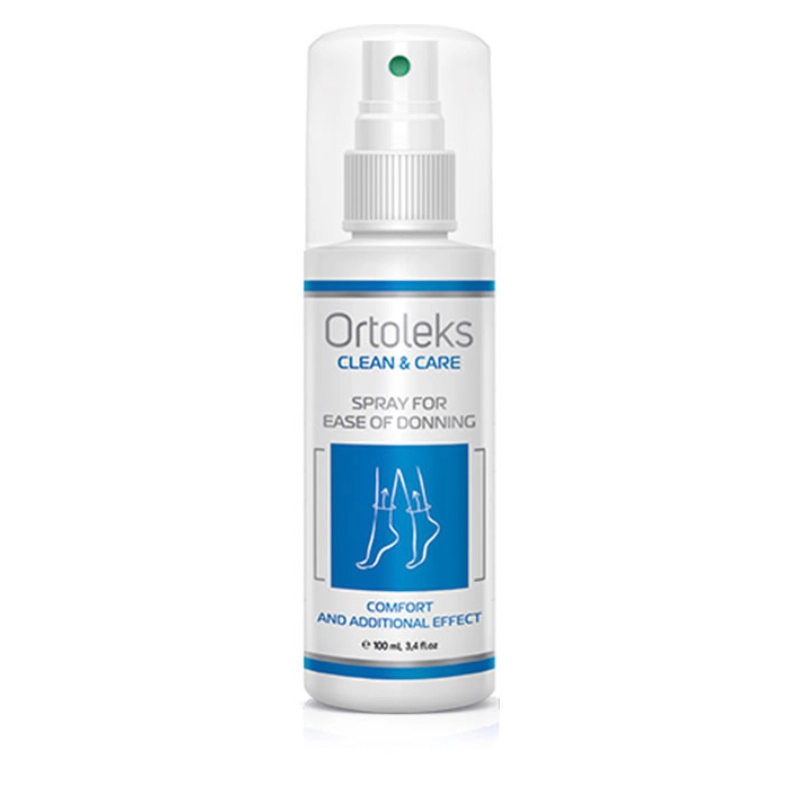 Spray ułatwiający zakładanie pończoch uciskowych Ortoleks 100 ml