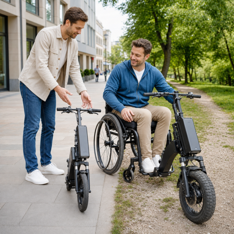 Jak wybrać elektryczną przystawkę do wózka inwalidzkiego? Poradnik krok po kroku
