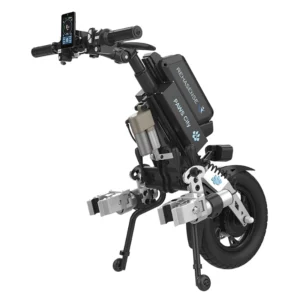 Przystawka elektryczna do wózka Rehasense PAWS City 14″ – podłączanie ręczne, kierownica standardowa, rama 240–300 mm