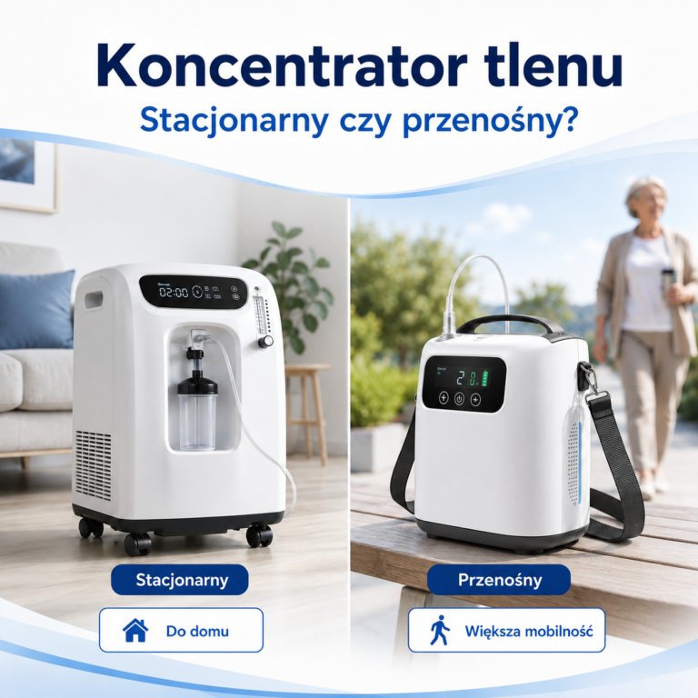 stacjonarny czy przenośny koncentrator tlenu