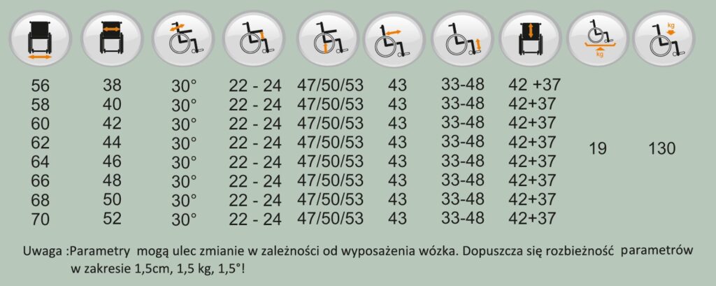 Aluminiowy wózek inwalidzki specjalny stabilizujący Vermeiren D200 30