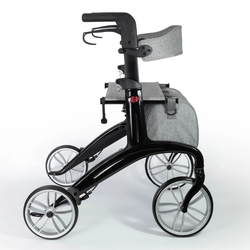 Chodzik czterokołowy z włókna węglowego Sztokholm RF-630 – Czarny