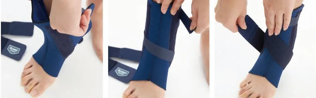 Orteza stawu skokowego Dr.Med DR-A002 – stabilizator z szynami bocznymi i taśmą dociągową
