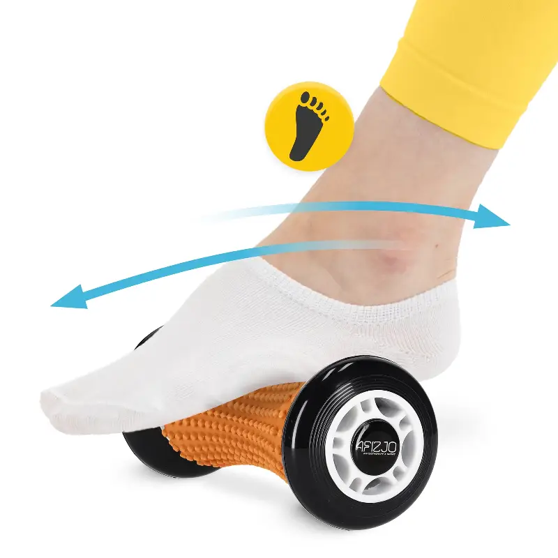 Wałek do masażu z wypustkami 4FIZJO Spike Roller 17 cm