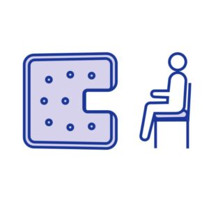 Przeciwodleżynowa poduszka pod kość ogonową Seat All Tailbone